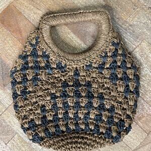 Fe Noel for Target Handcrafted Small Knit Crochet Top Handle Tote Bag Mini